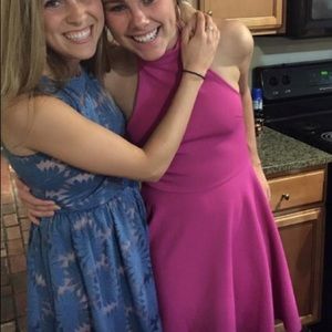 Lulus hot pink dress